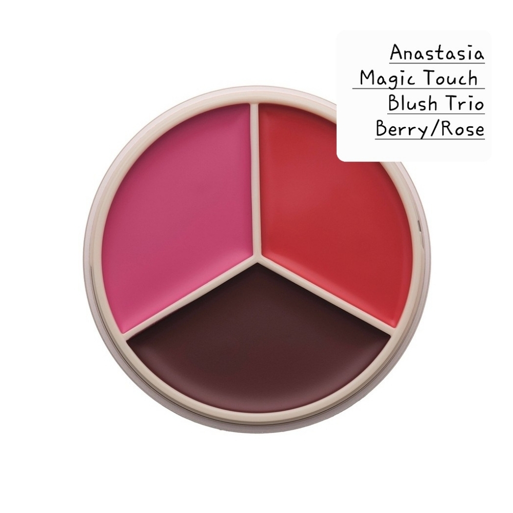 Anastasia Blush Magic Touch Blush Trio BERRY/ROSE. BNIB